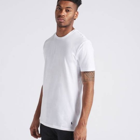 Polo Ralph Lauren Other - POLO Ralph Lauren SUPREME COMFORT CREWNECK TEE T-Shirt White Blue Pony PL86FR